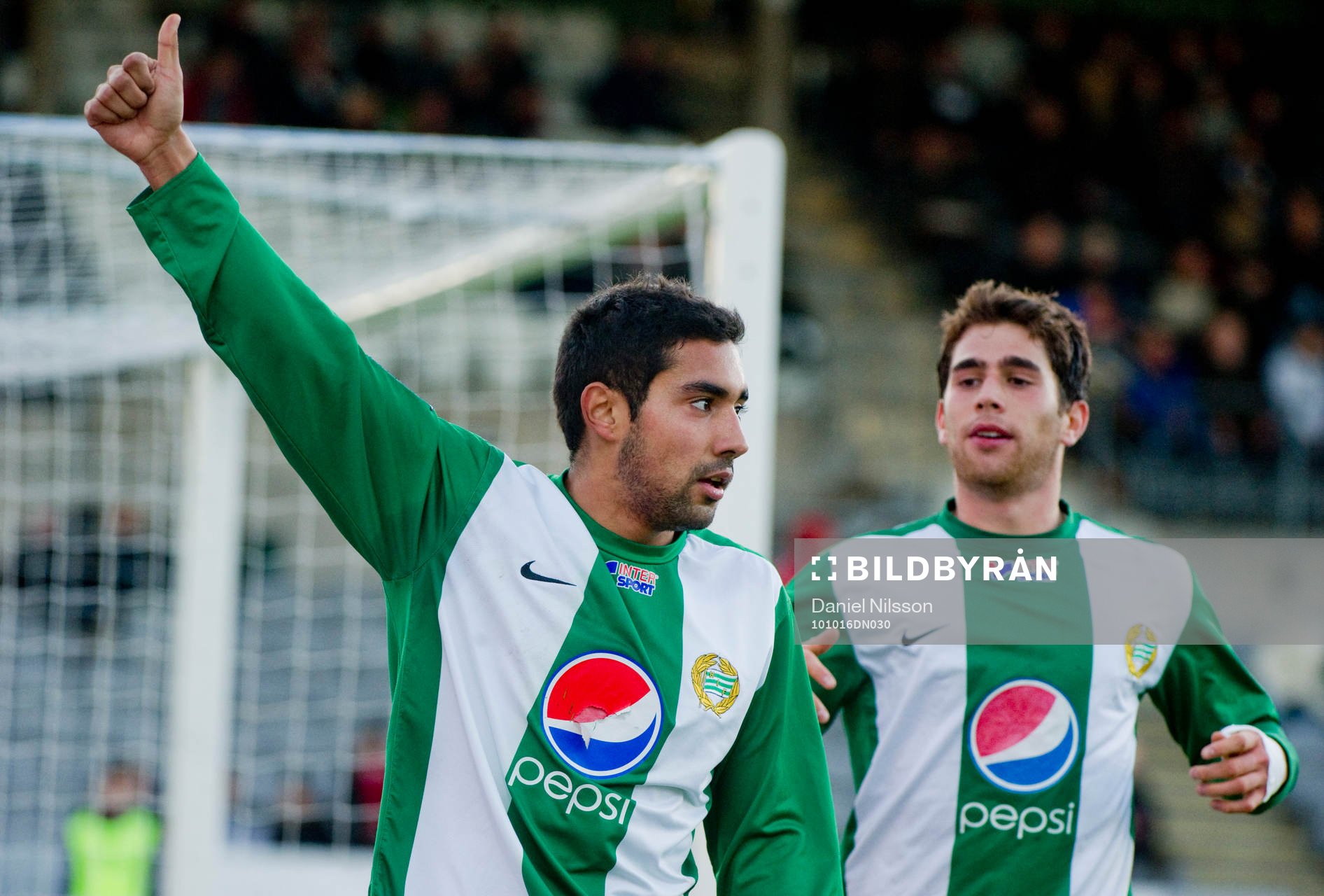 Sebastian Castro-Tello, Hammarby gjorde 1-0. Jubel