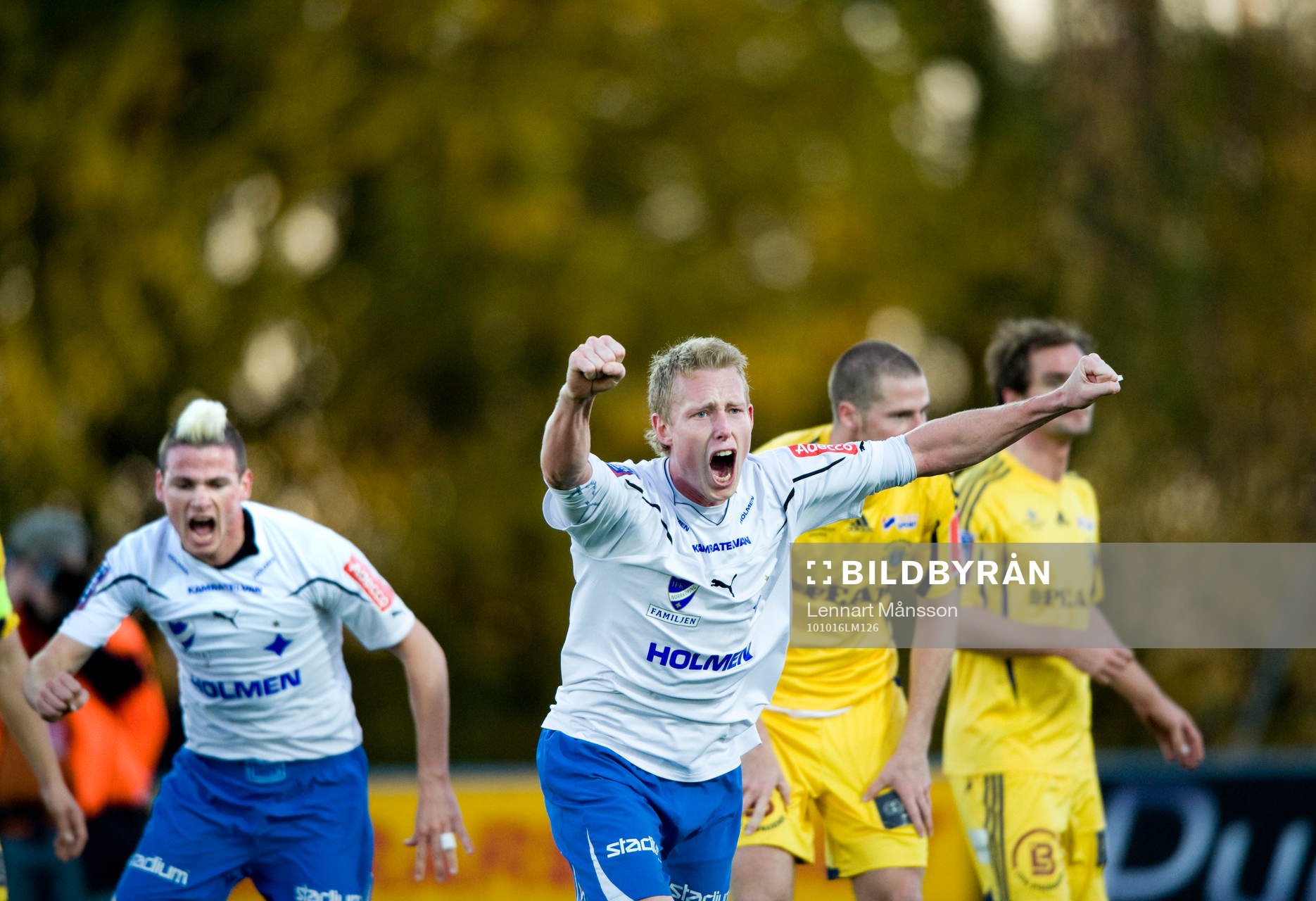 1-2, vilt Norrköpings-jubel med Anders Whass i spetsen.