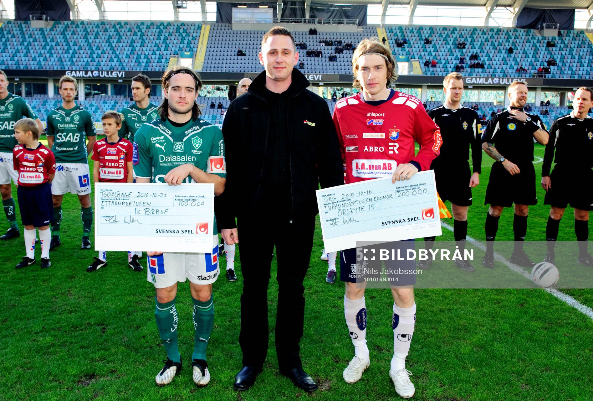 Robbin Sellin, Brage och Markus Gustafsson, Örgryte får
