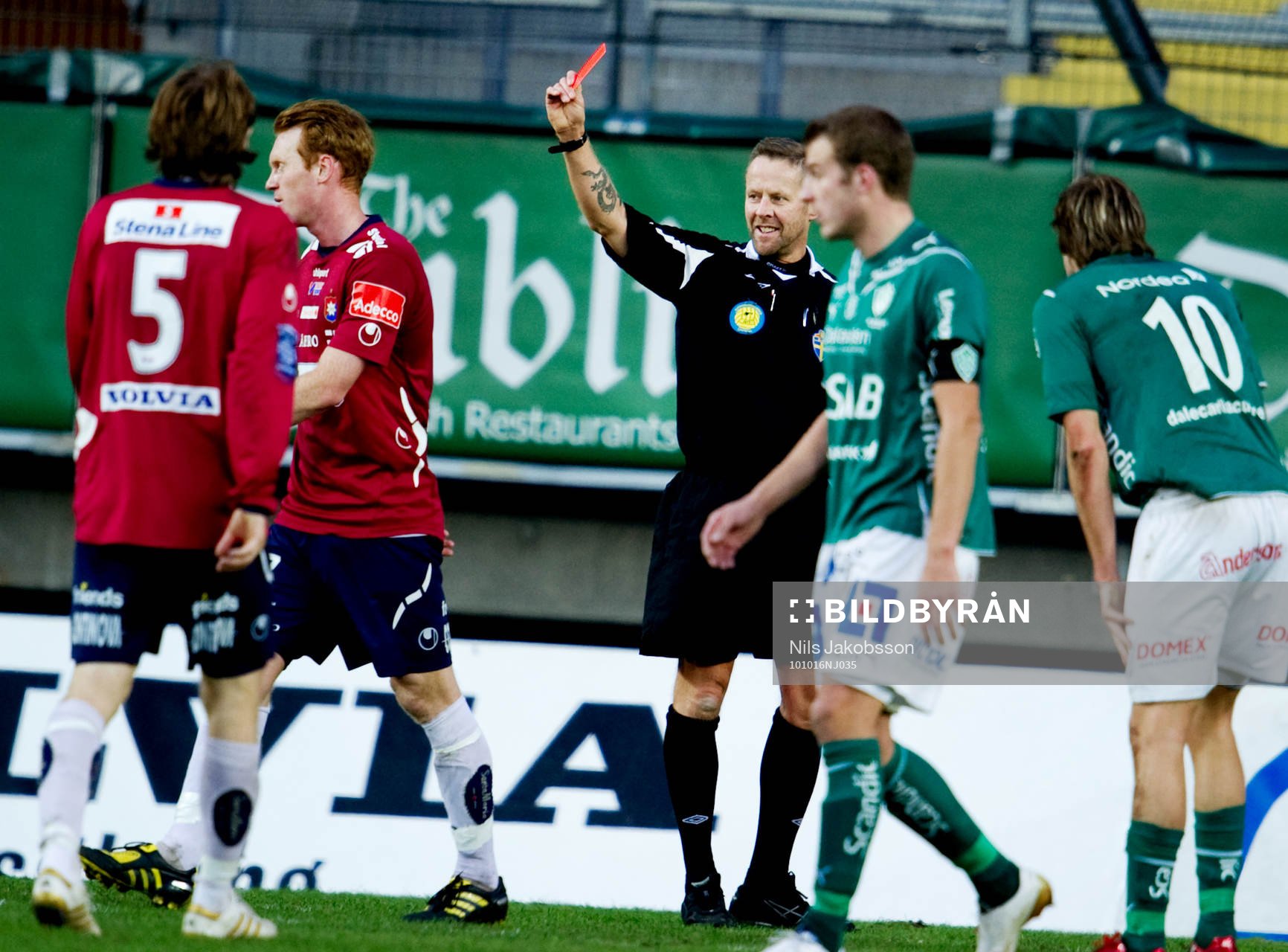 Robin Jonsson, Örgryte rött kort