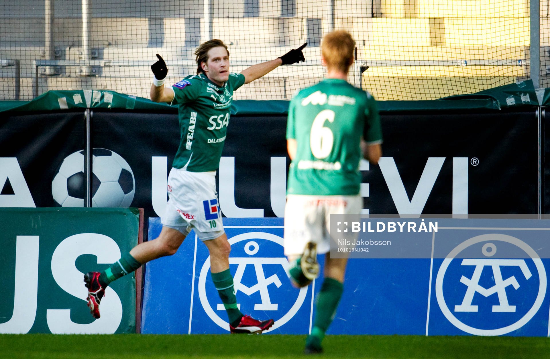  Daniel Åkervall, Brage jubel.