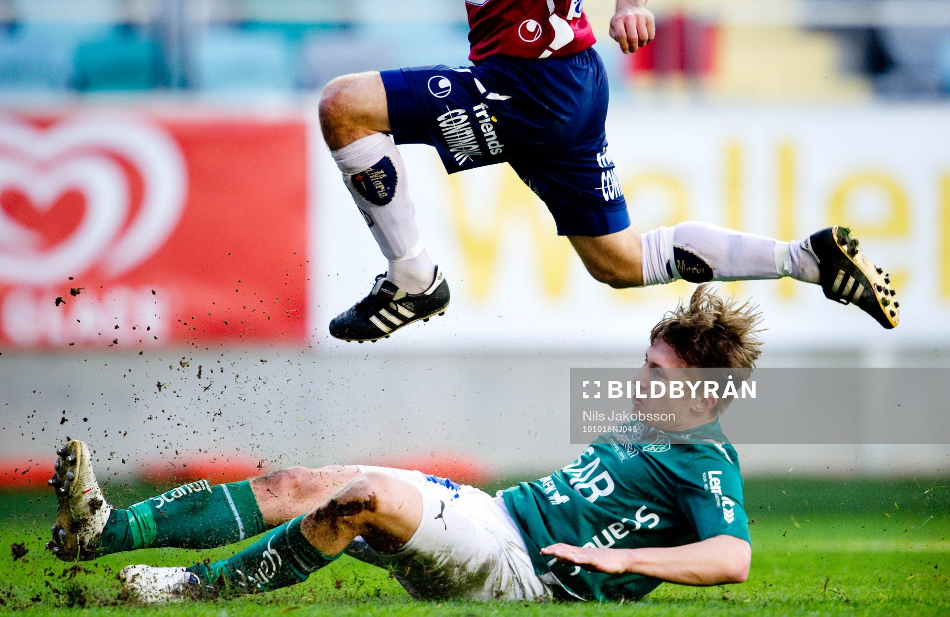 Adam Gradén, Brage, glidtackling