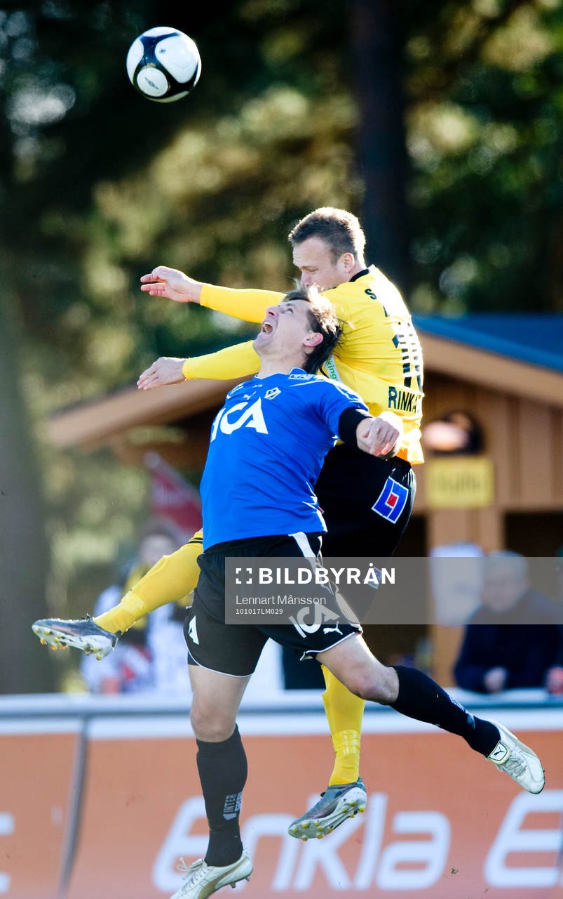 Marcus Ekenberg, Mjällby och Tomas Zvirgzdauskas,