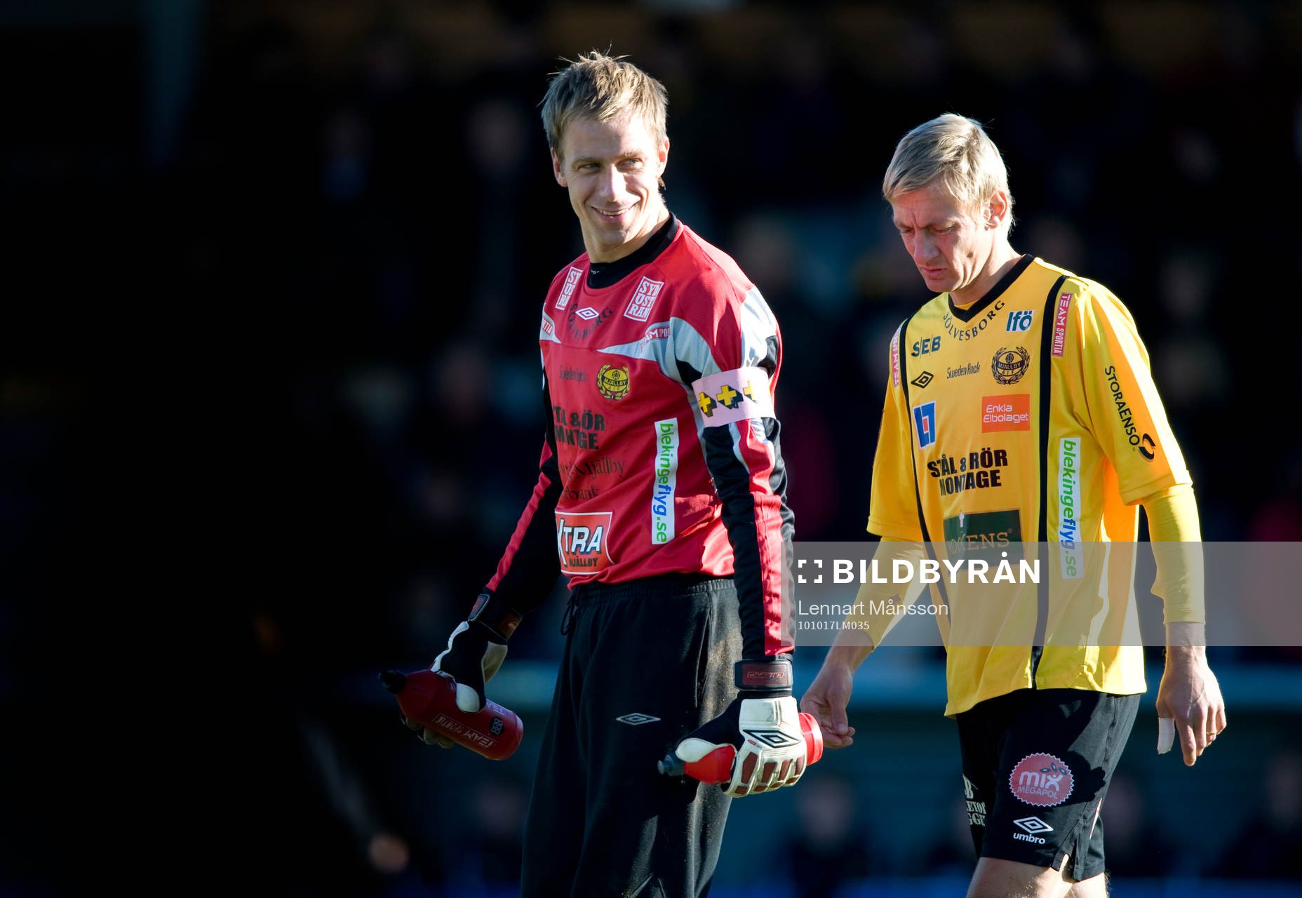 Mattias Asper och Patrik Rosengren, veteraner, Mjällby