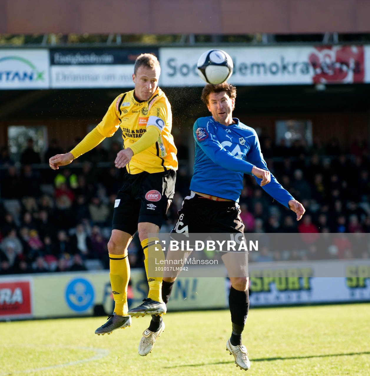 Marcus Ekenberg, Mjällby och Mikael Rosén, Halmstad