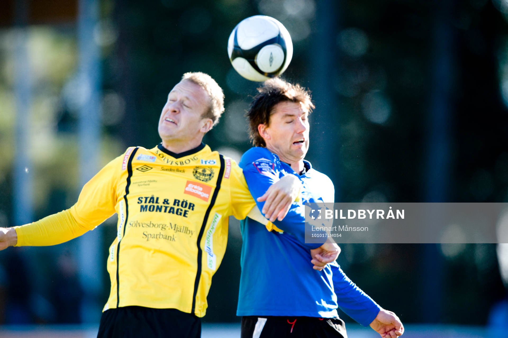 Marcus Ekenberg, Mjällby och Mikael Rosén, Halmstad,