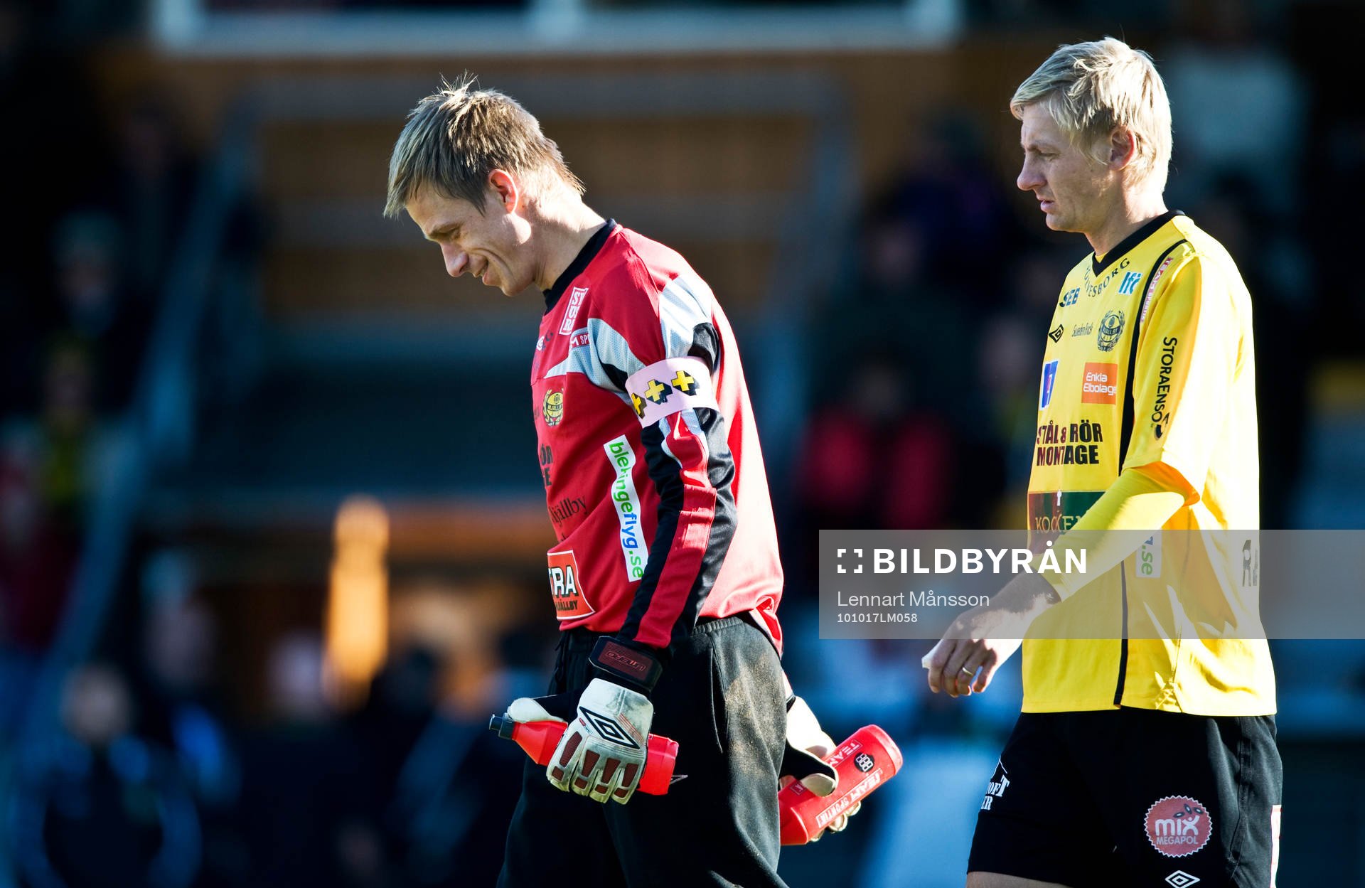 Mattias Asper, målvakt och Patrik Rosengren