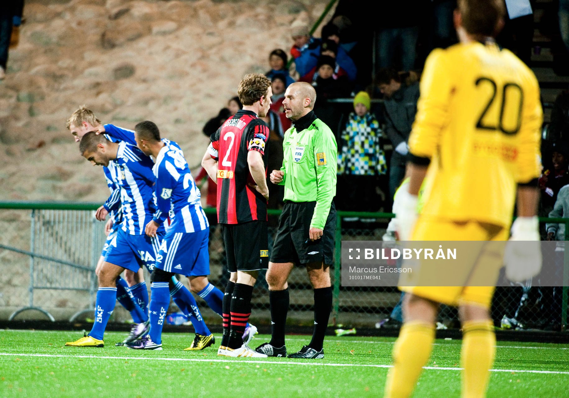 Göteborg jubel, Pontus Segerström, BP diskuterar med