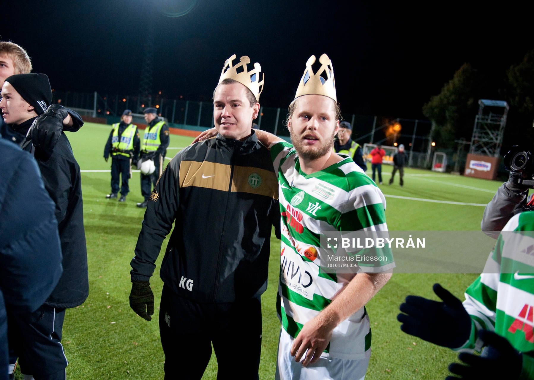 Kalle Granath, tränare och Patrik Grönvall