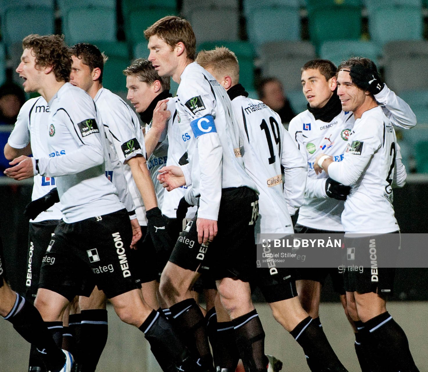 Gais gör 0-1 genom att Johan Mårtensson, GAIS gör
