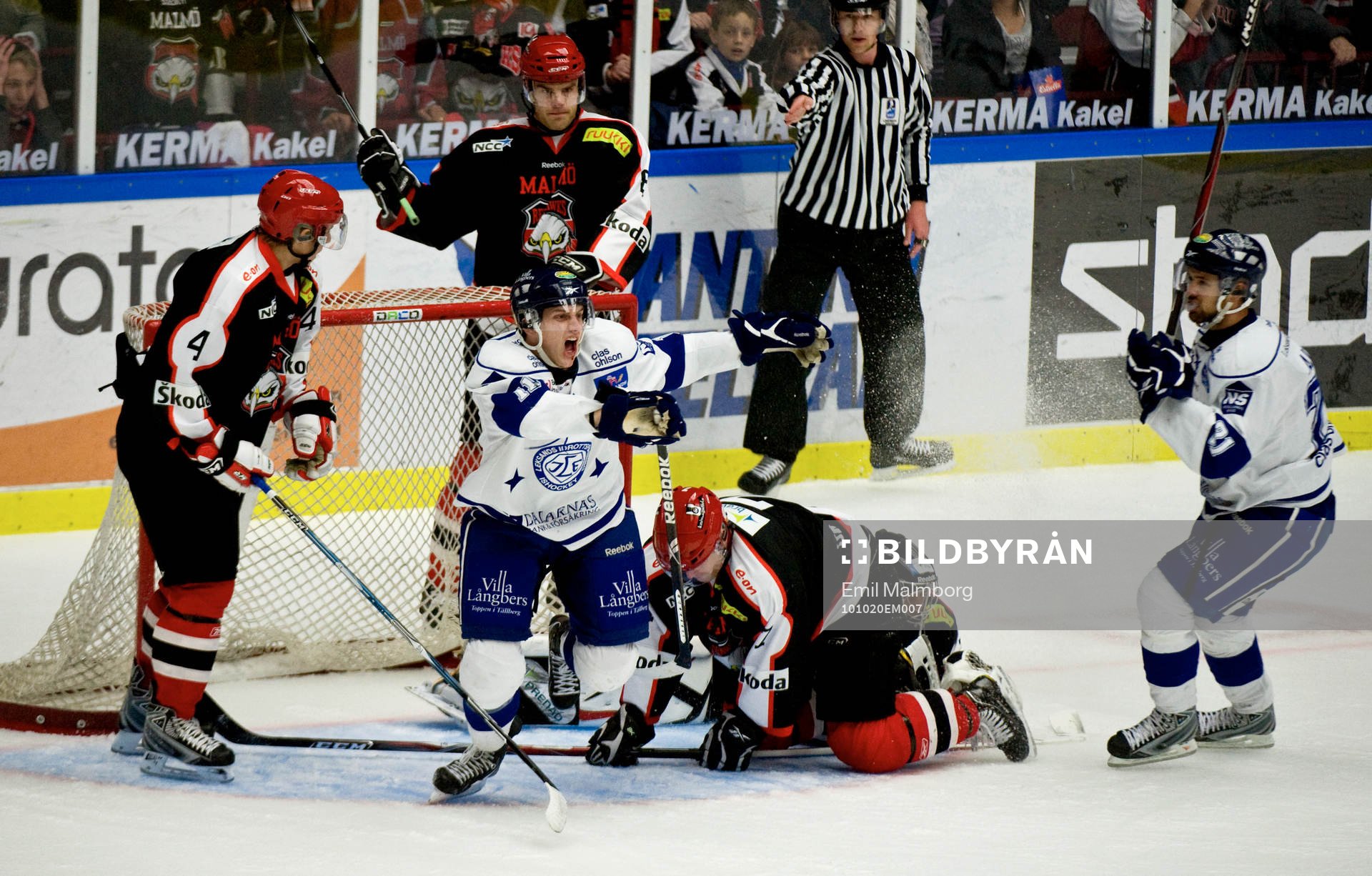 Martin Karlsson, Leksand 2-0. Jubel