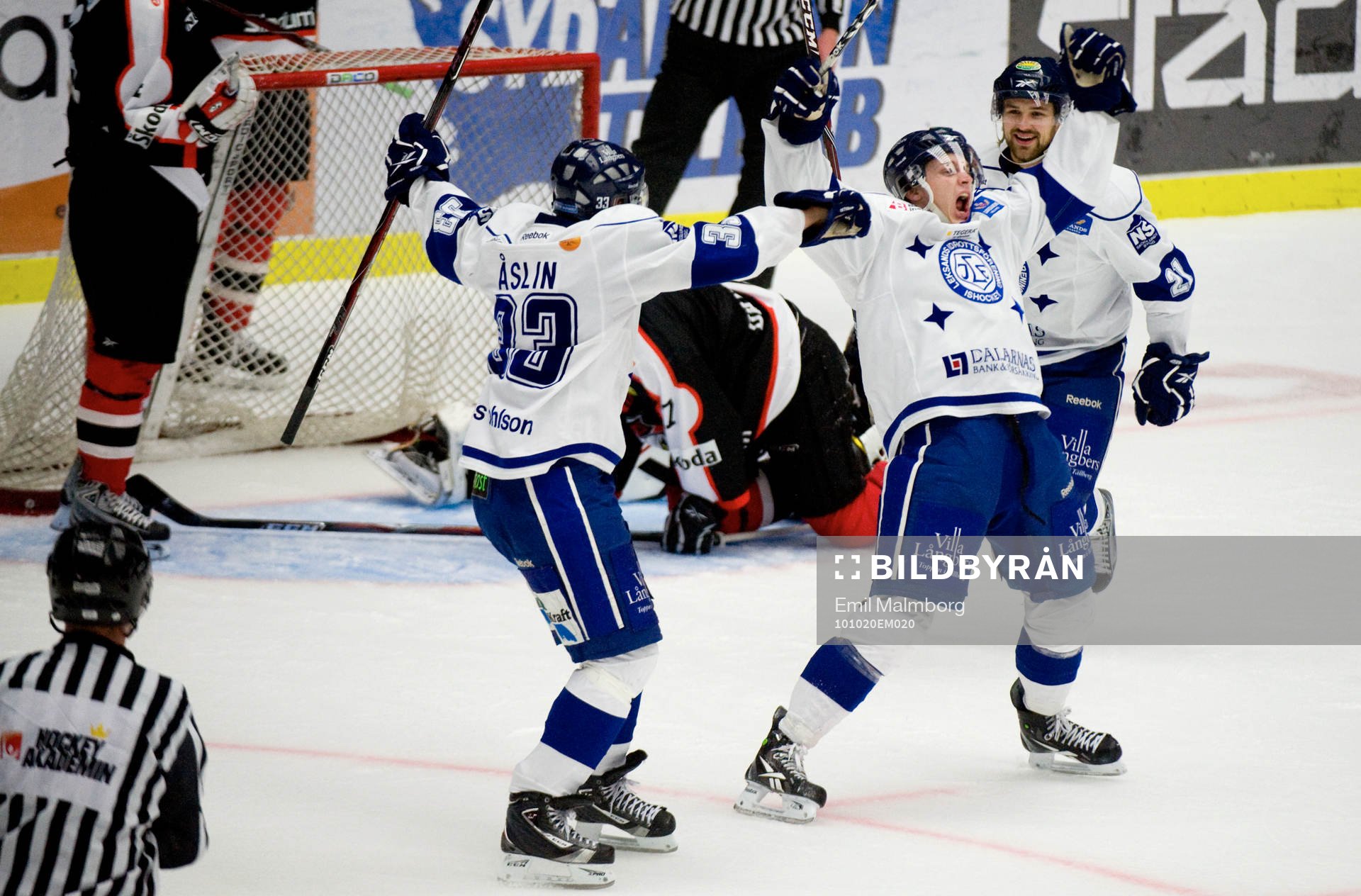 Martin Karlsson, Leksand 2-0. Jubel