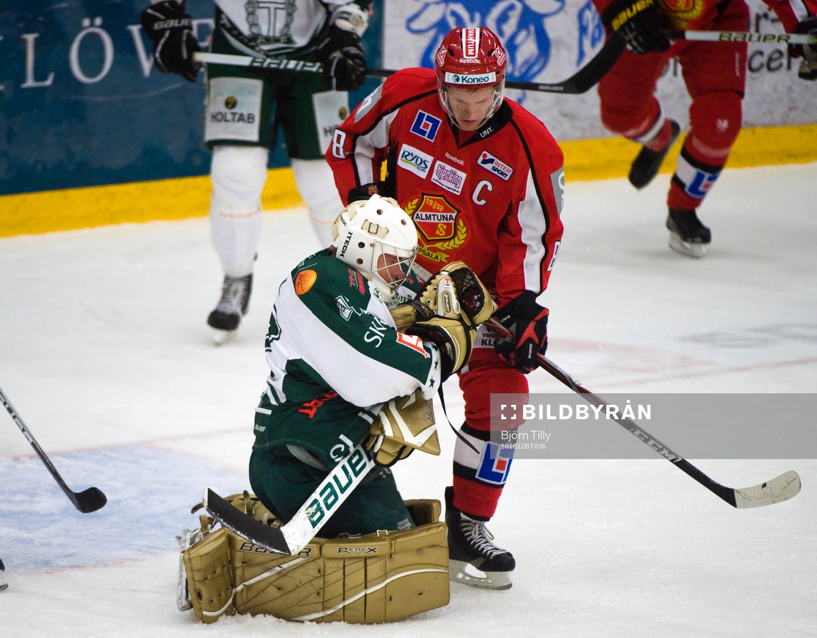 Victor Tisell, målvakt, Tingsryd och Joachim Gellerstedt,