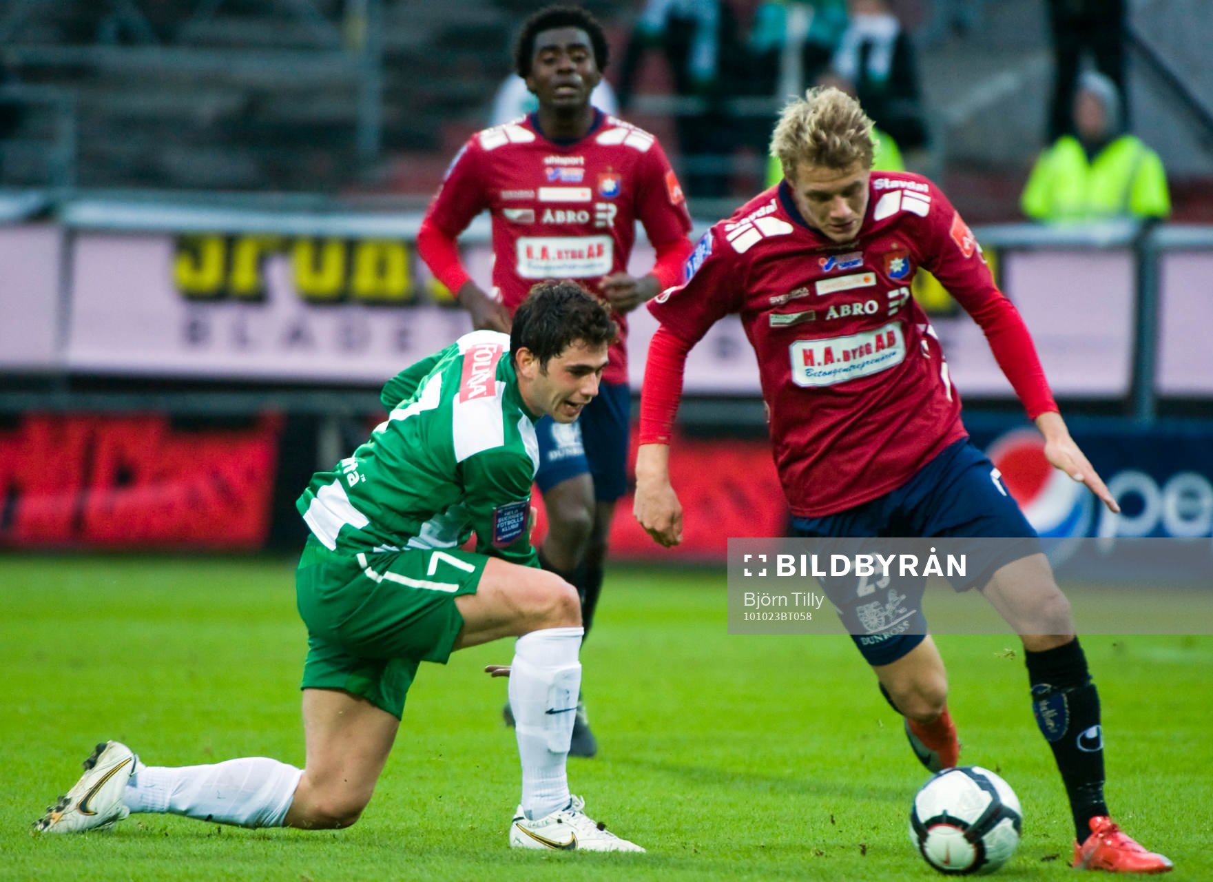  Carlos Gaete Moggia, Hammarby, Valter Tomaz Jr och Jakob Olsson, Örgryte.