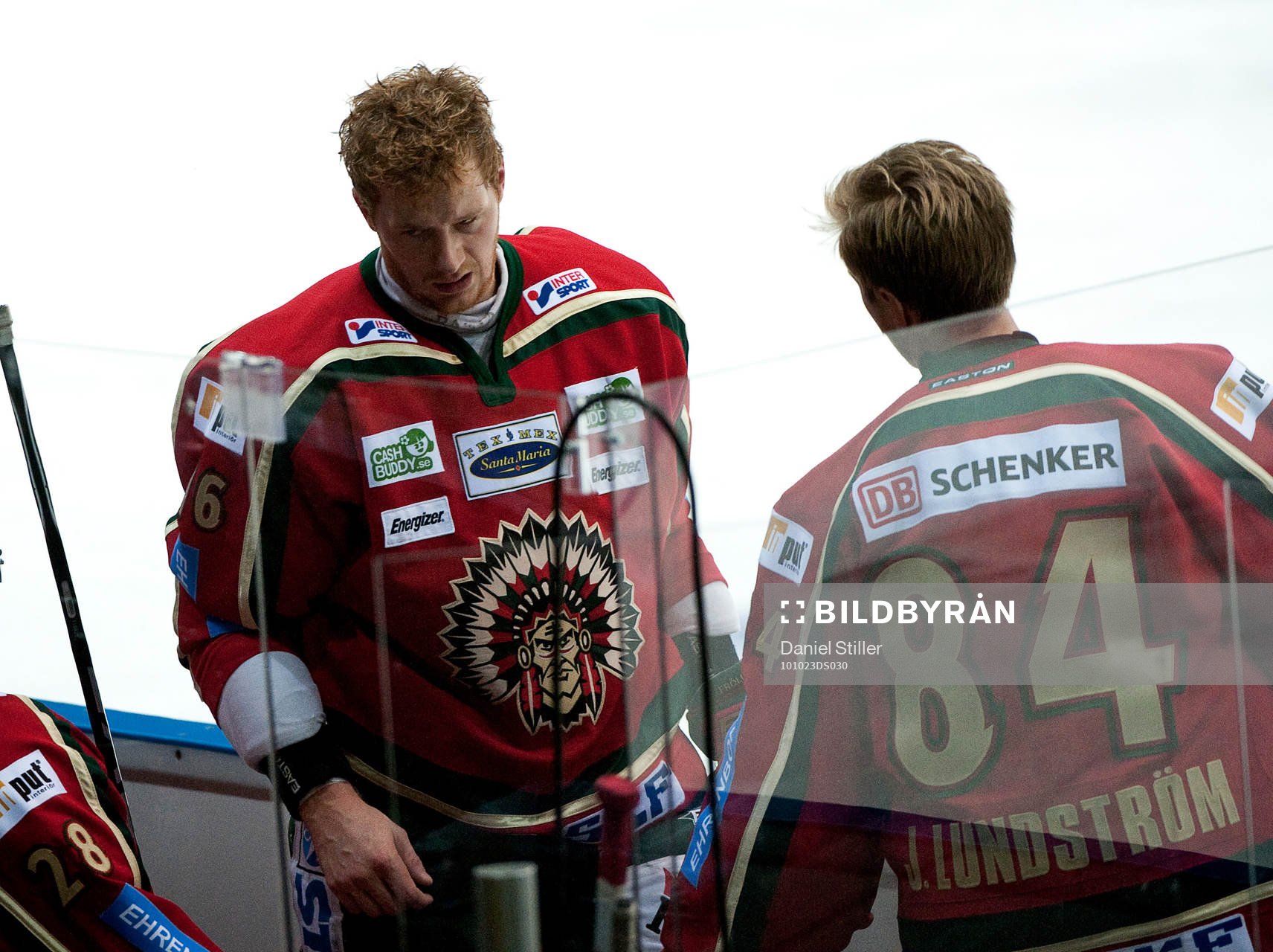 Christoph Schubert, Frölunda, skadas och får utgå