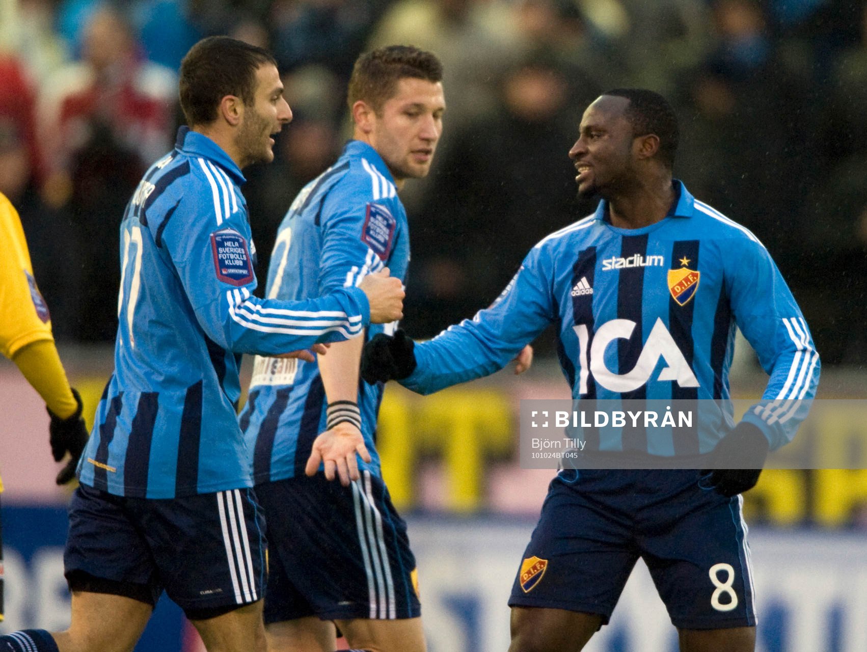 Sharbel Touma, Joona Toivio och Prince Ikpe Ekong,