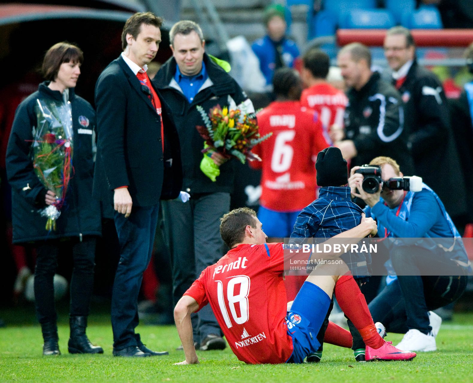 Alexander Gerndt, Helsingborg, med sonen