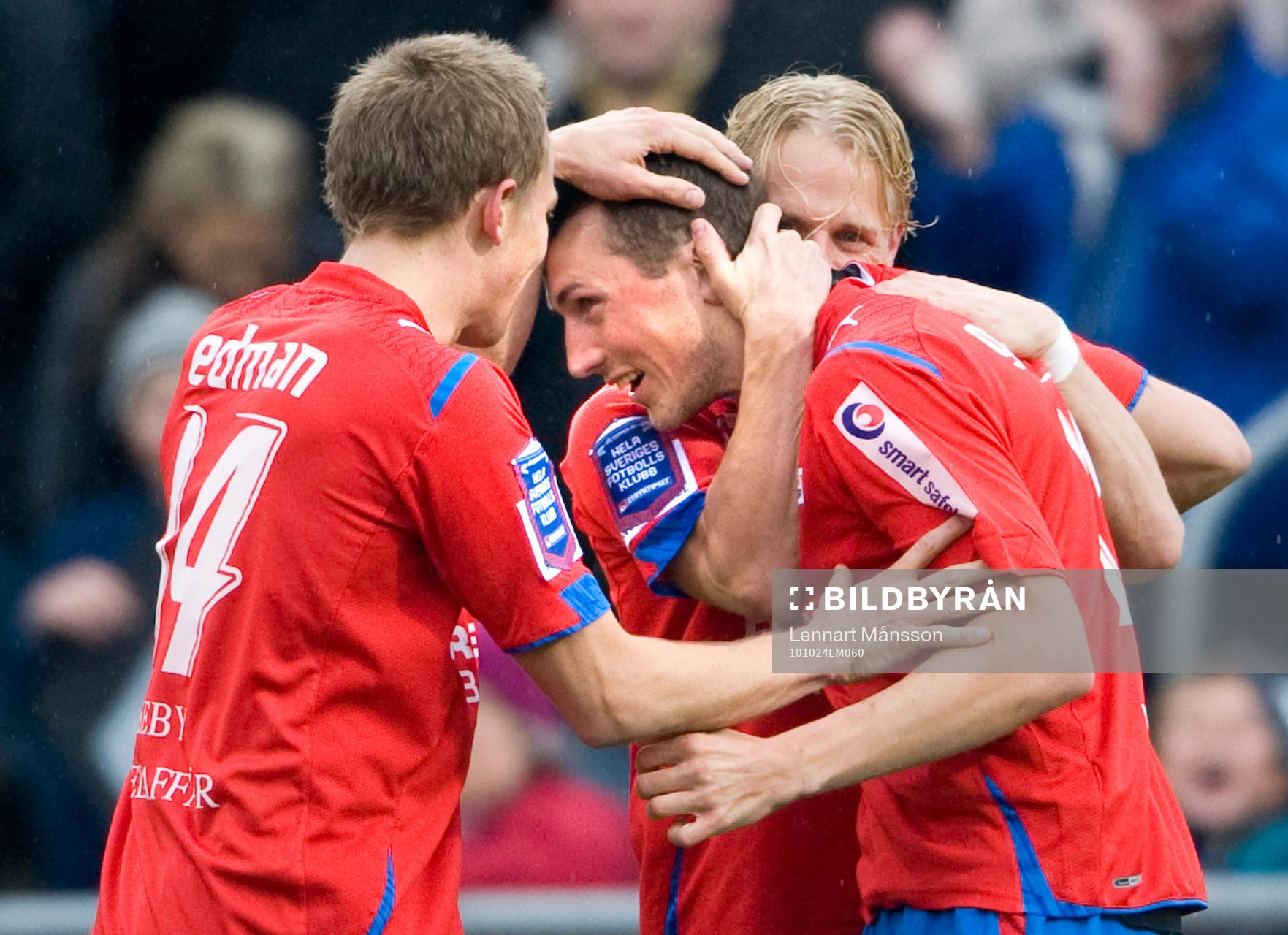 1-0 Alexander Gerndt, Helsingborg, jubel, glädje