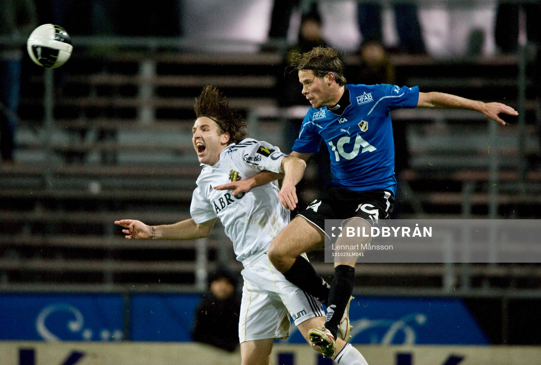 Nils-Eric Johanson, AIK och Emil Salomonsson, Halmstad,