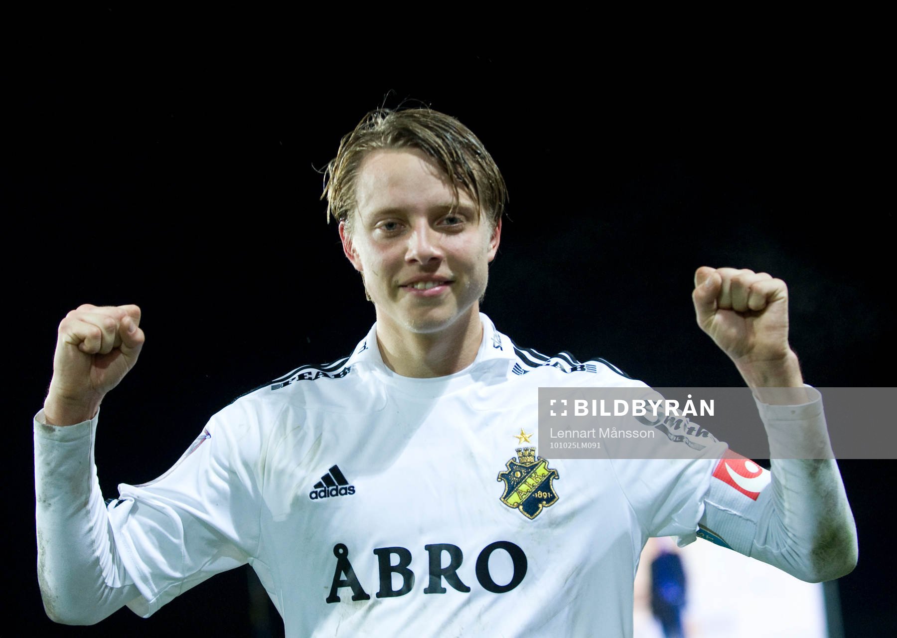 Viktor Lundberg, AIK, gjorde 0-1