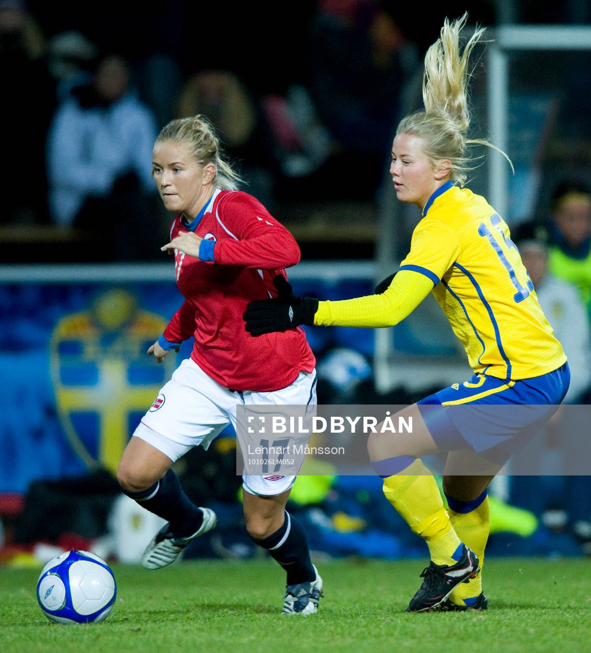 Debutanten Tilda Heimersson, Sverige jagar Lene Mykjaland,