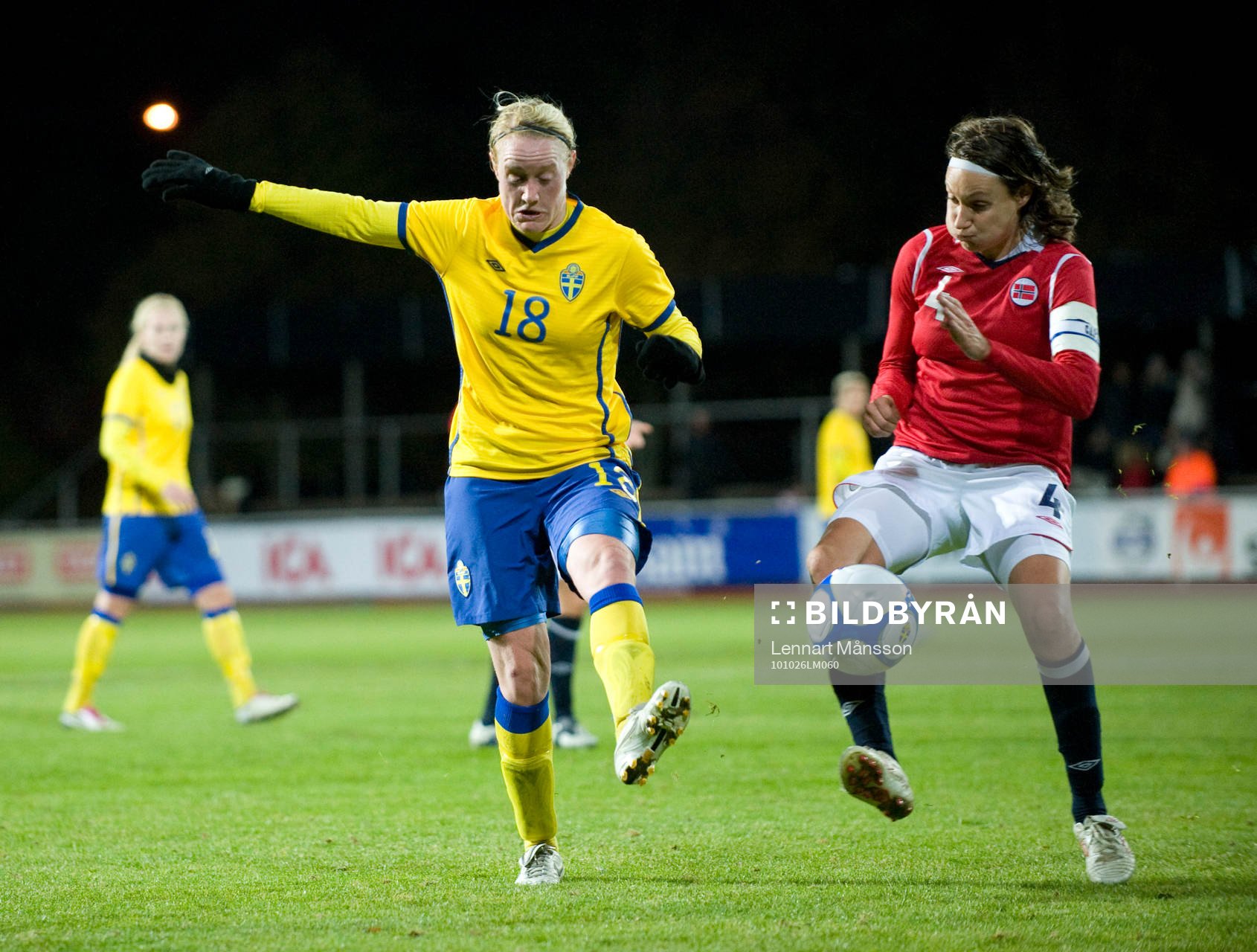 Marie Hammarström, Sverige mot Ingvild Stensland, Norge