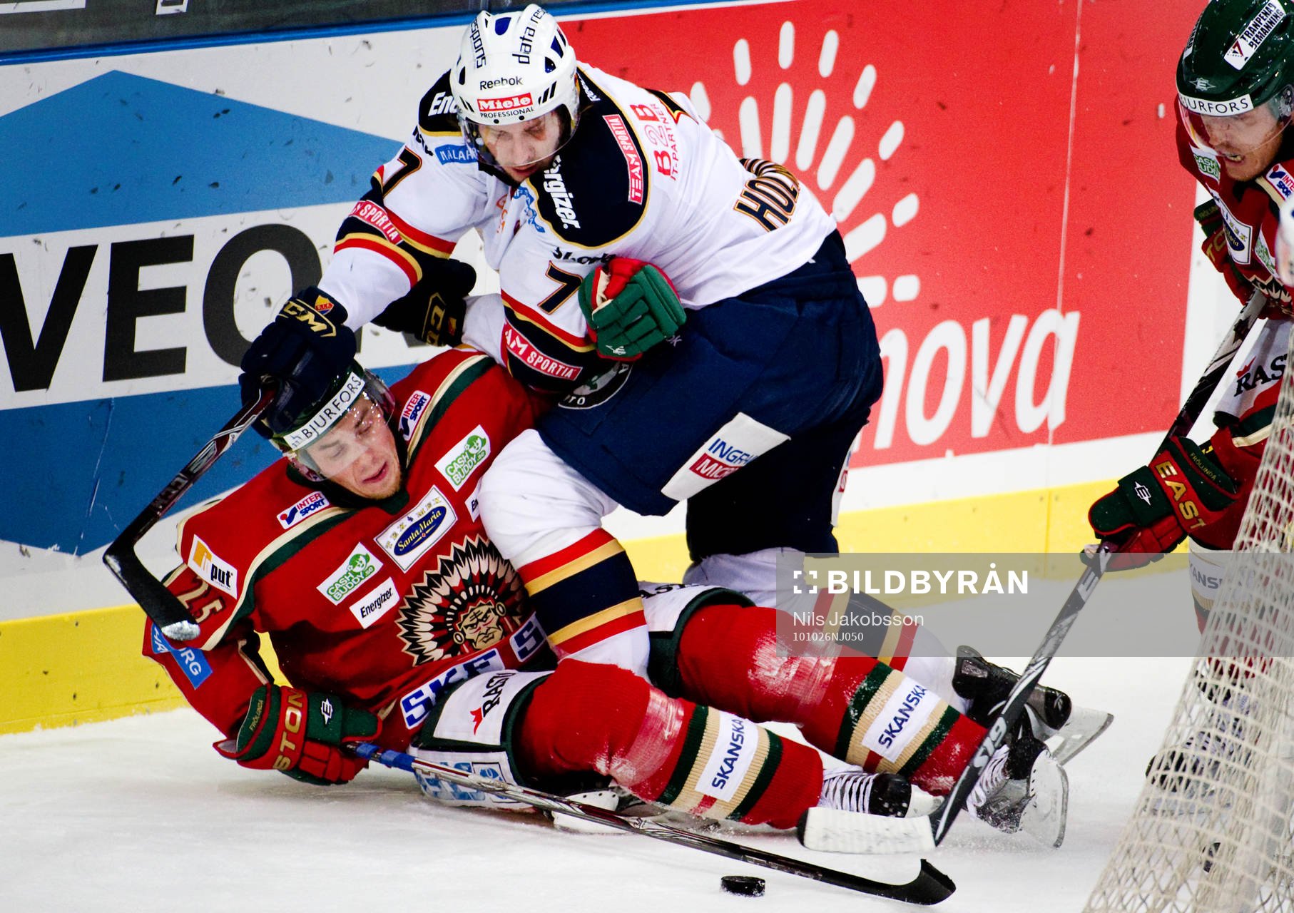 Linus Fagemo, Frölunda, Andreas Holmqvist, Djurgården