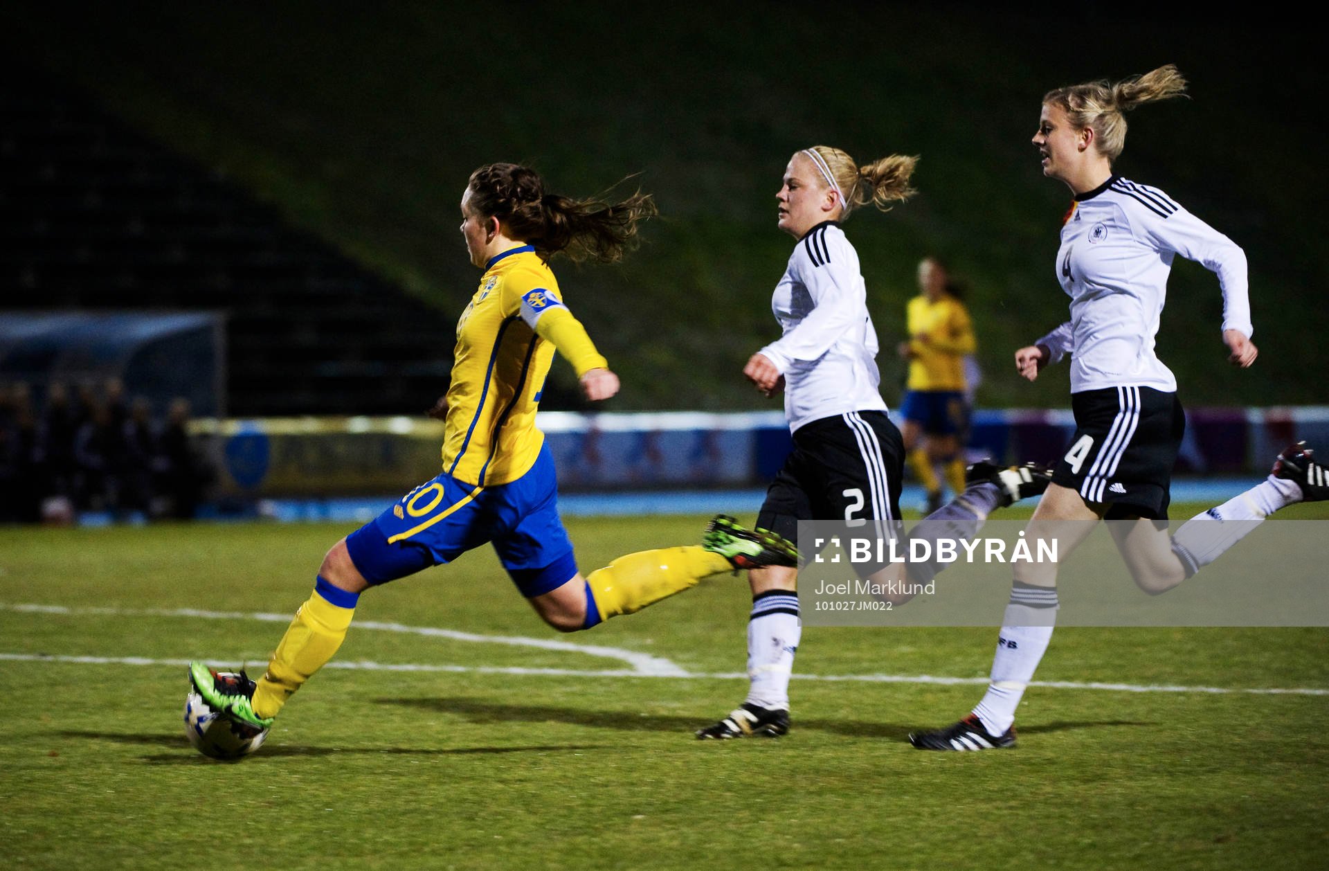 Elin Rubensson, Sverige, gör 1-0