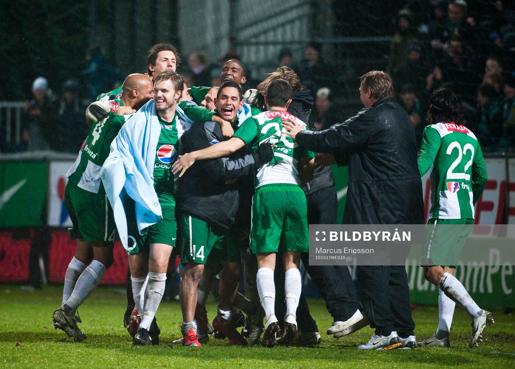 Glädje och jubel i Hammarby