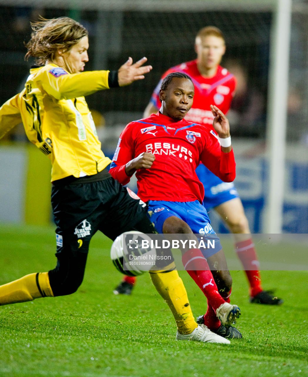Tobias Grahn,  Mjällby och May Mahlangu, Helsingborg