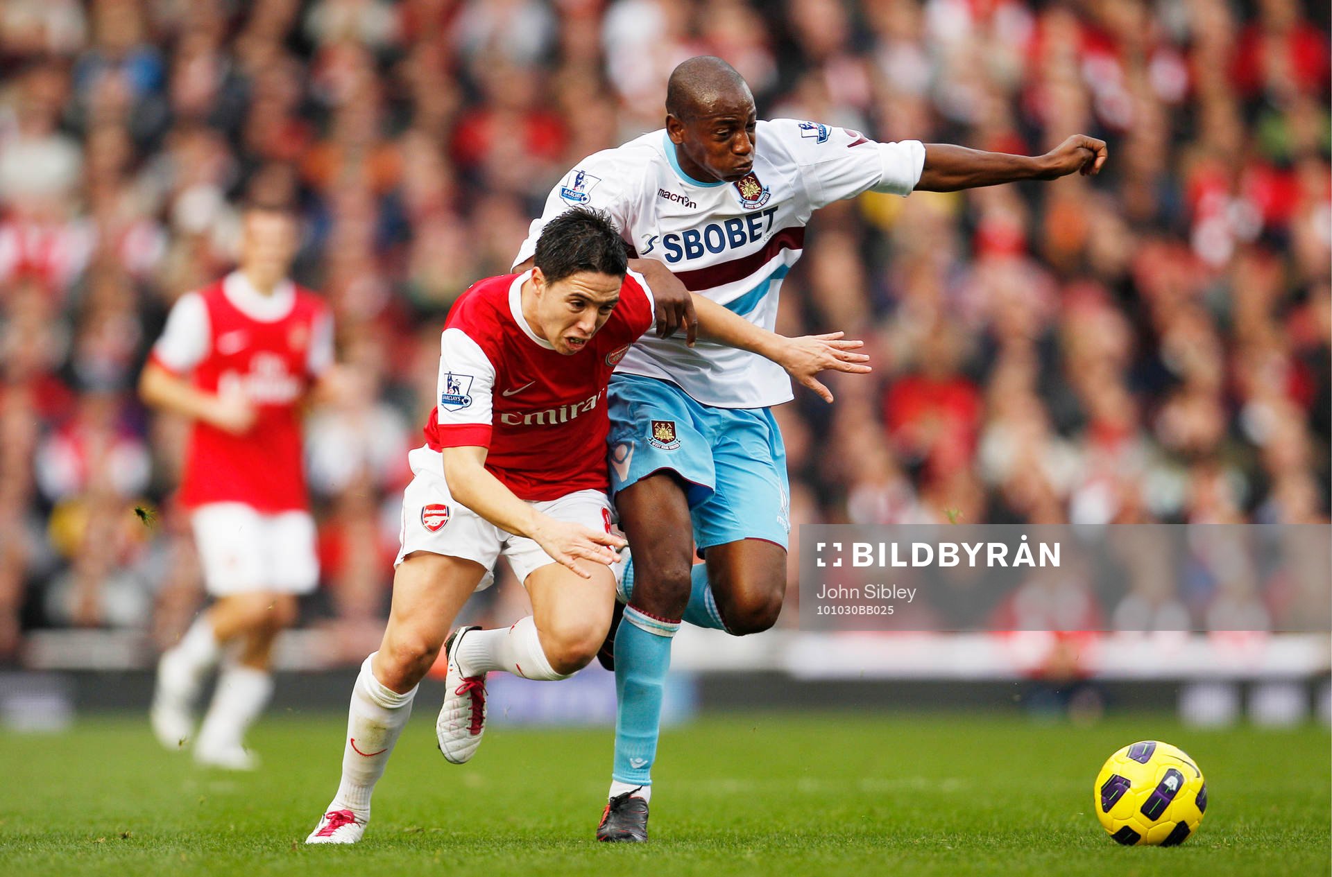  Samir Nasri, Arsenal och Luis Boa Morte, West Ham.