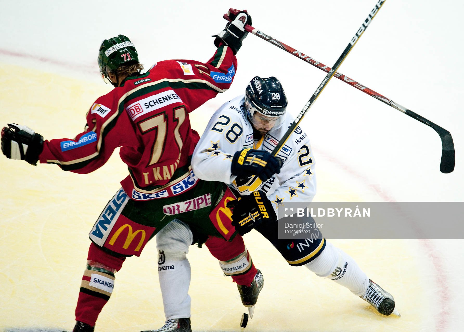 Tomi Kallio, Frölunda, Daniel Rahimi, HV71