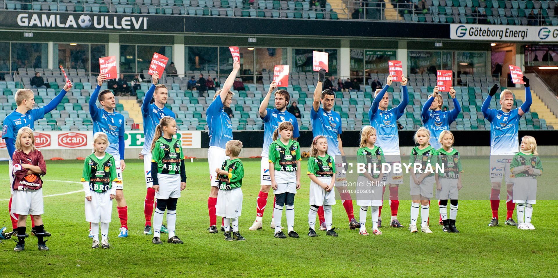 Trelleborg ger rött kort till rasismen