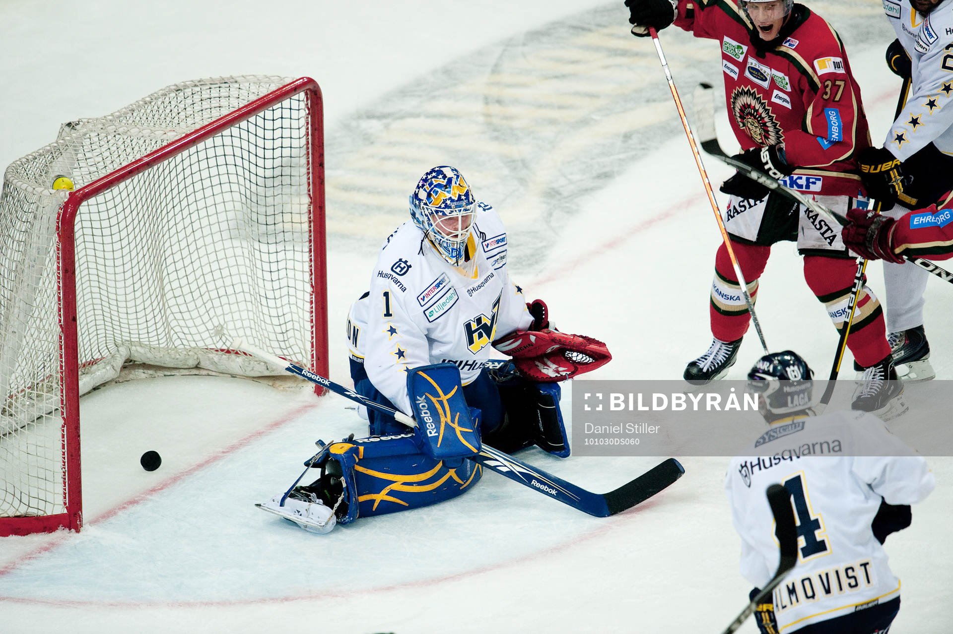 1-3 till Frölunda genom Mikko Mäenpää, Daniel Larsson,