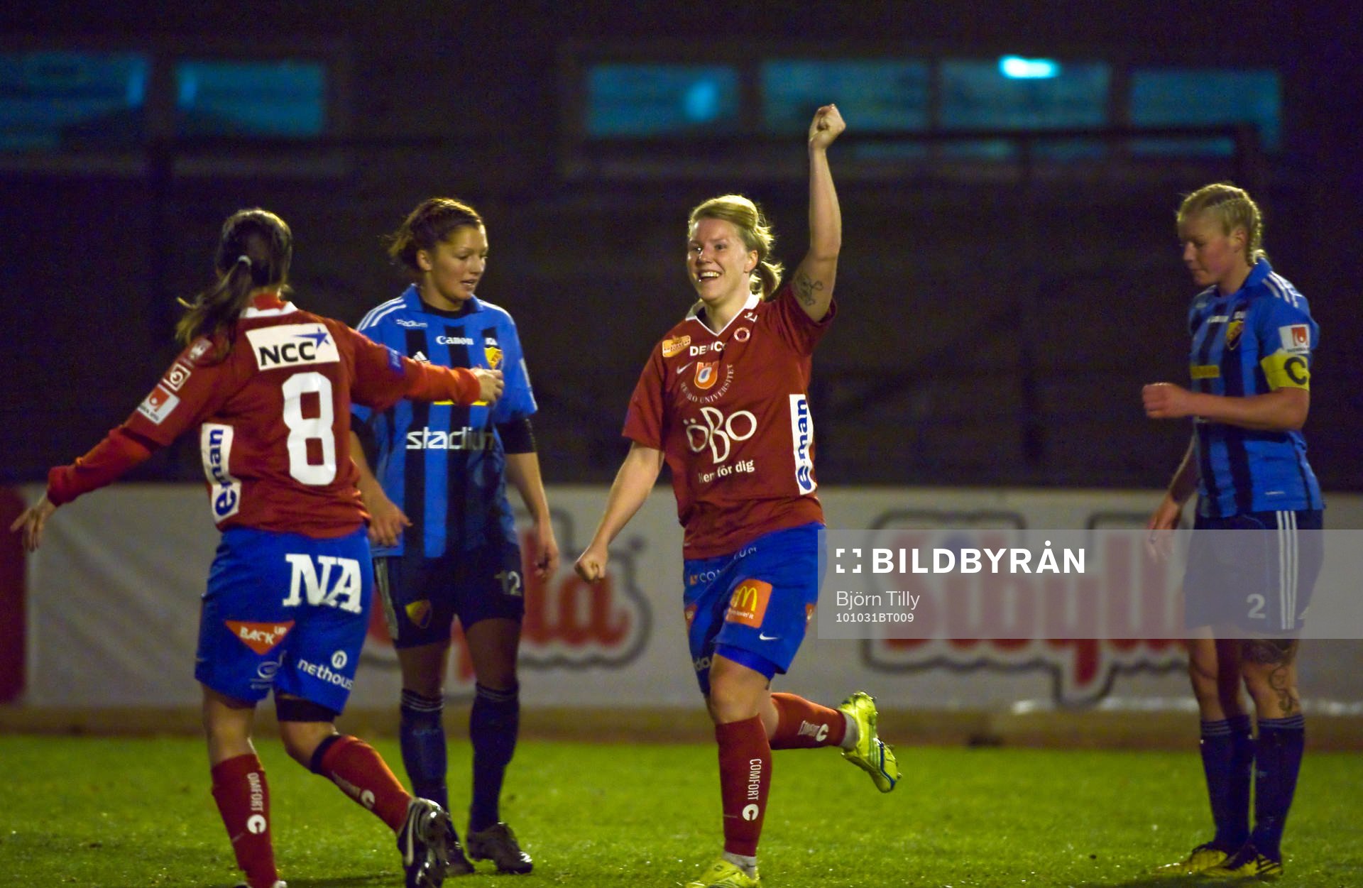 Caroline Frånberg, Djurgården, Kim Ekebom, Örebro och
