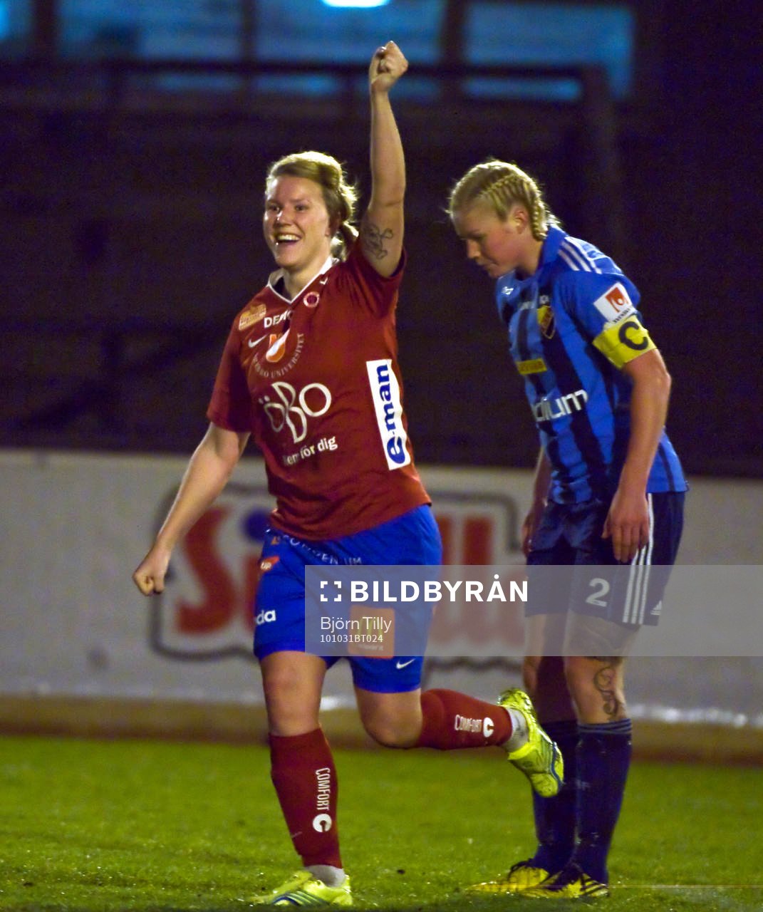 Kim Ekebom, Örebro och Elin Cederroos,  Djurgården