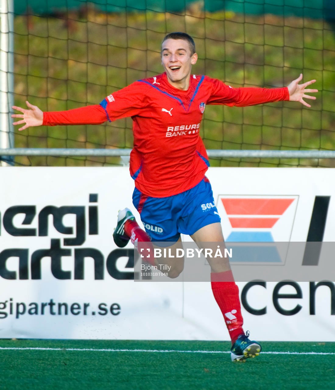 Erik Kronholm, Helsingborg, jubel