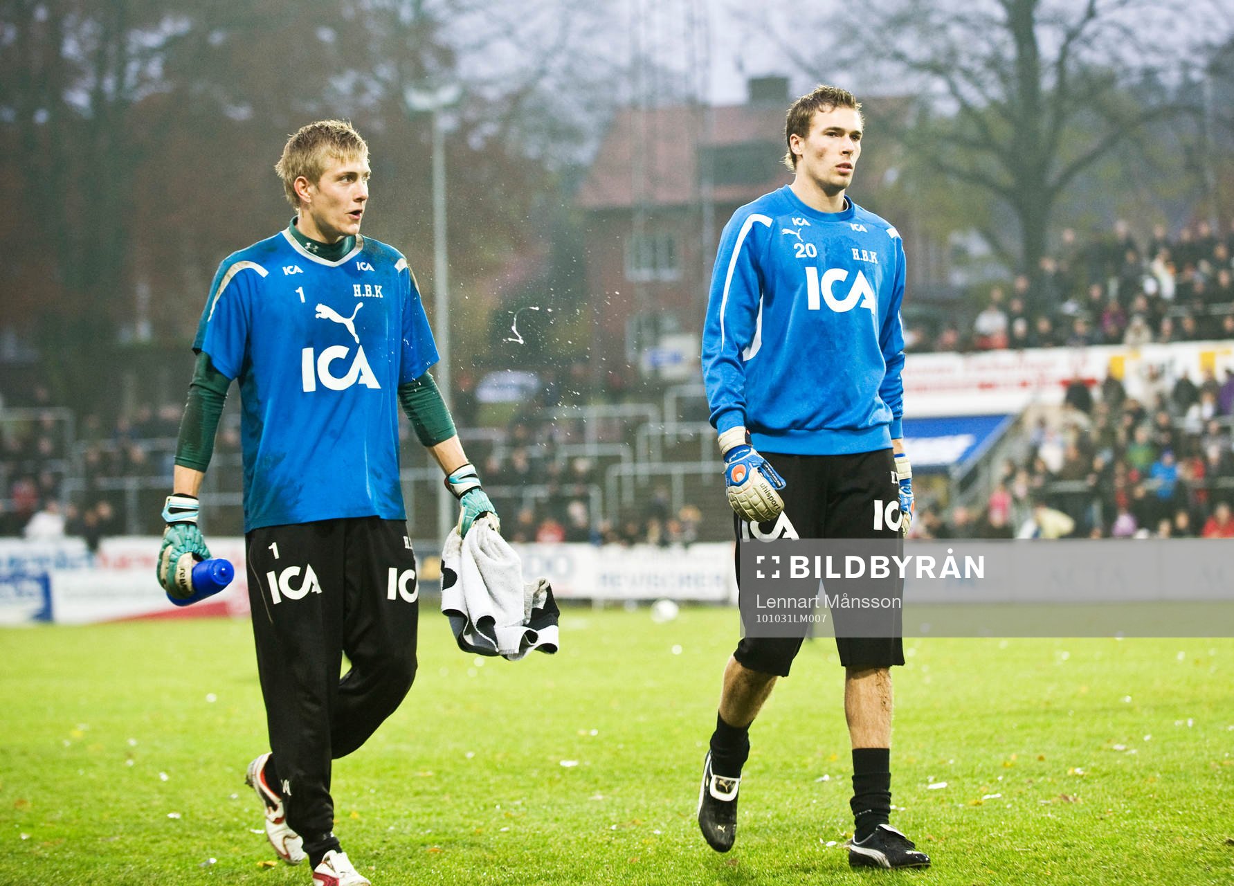 Karl-Johan Johnsson och Robin Malmkvist, målvakt