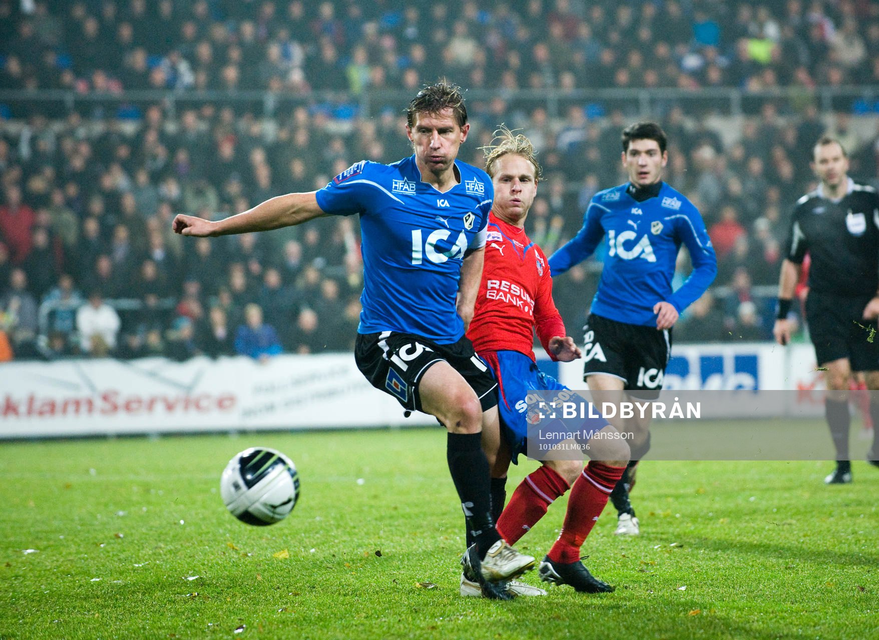 Tomas Zvirgzdauskas, Halmstad och Erik Sundin, Helsingborg