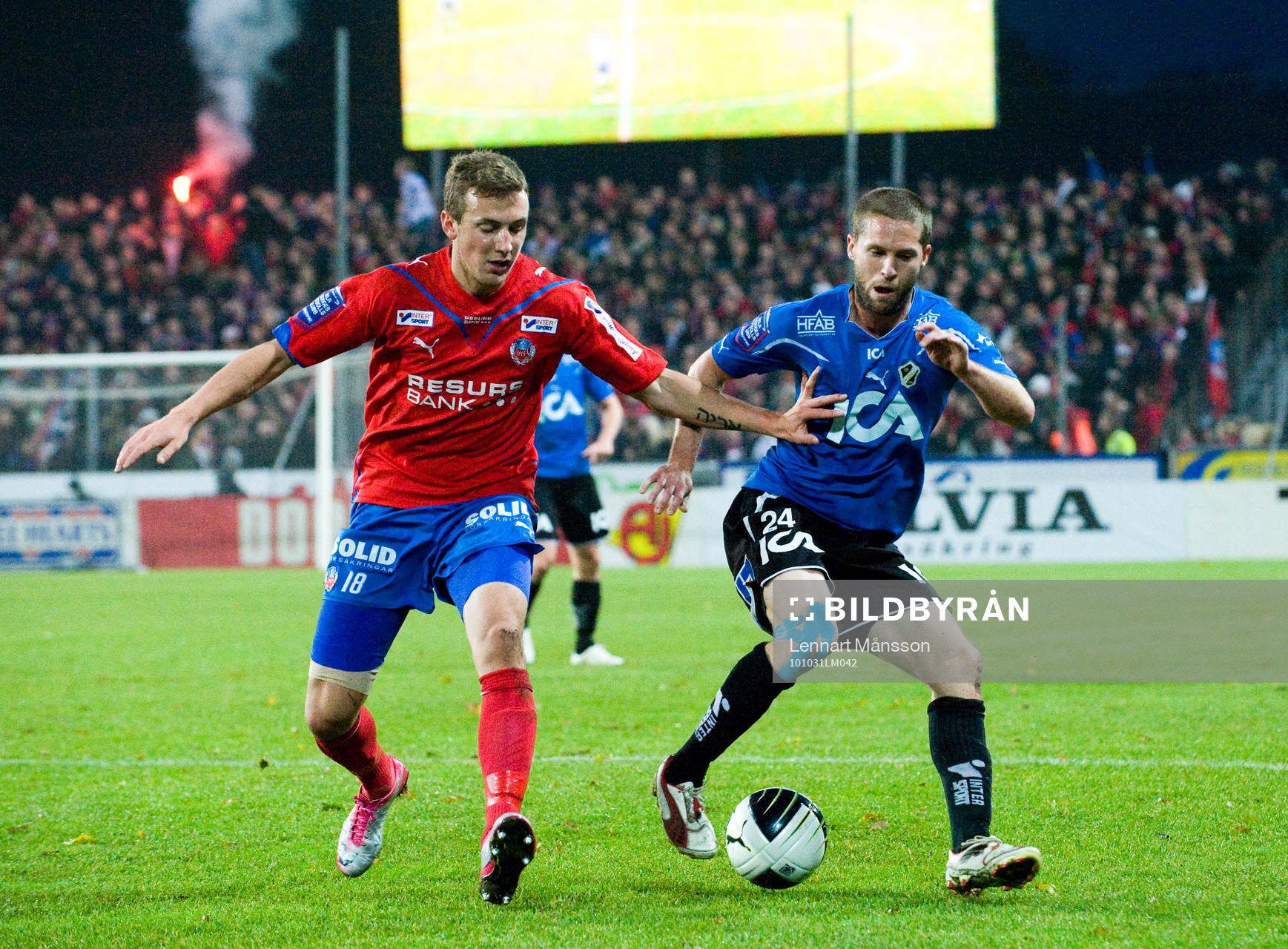 Alexander Gerndt, Helsingborg och Ryan Miller, Halmstad -