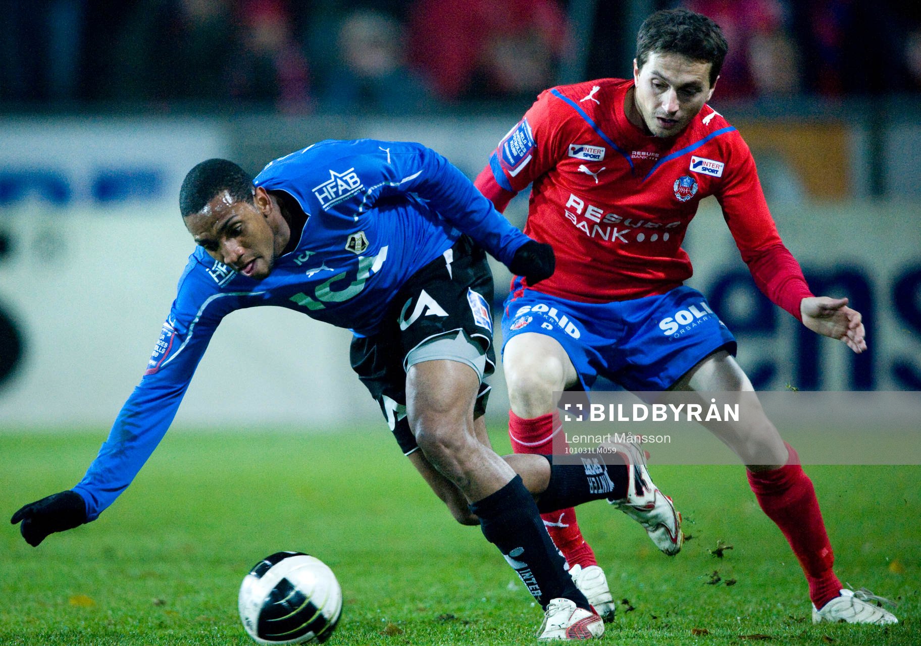 Anselmo, Halmstad och Ardian Gashi, Helsingborg