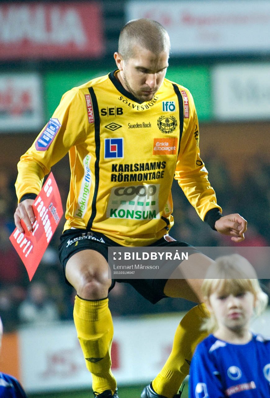 Ge rasismen rött kort, Johan Svensson, Mjällby