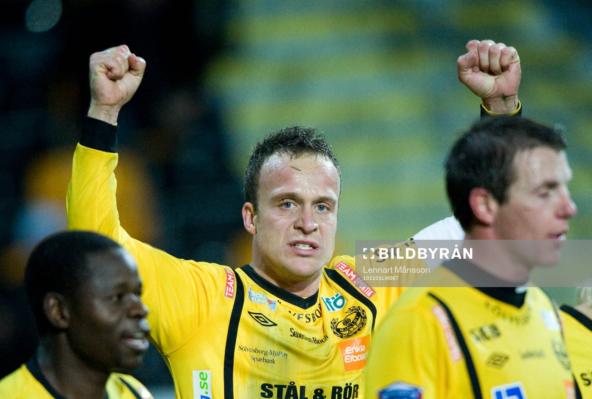 2-1 Marcus Ekenberg, Mjällby, jubel
