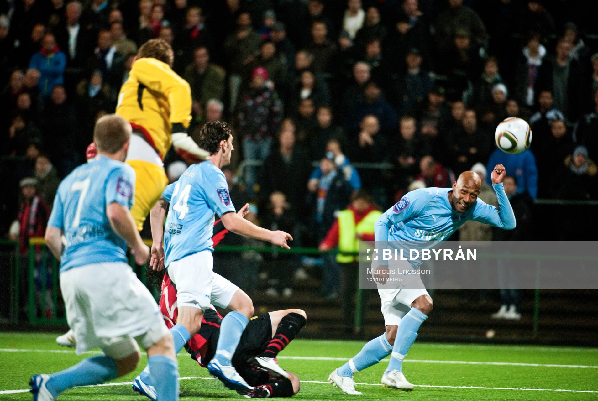 Jeffrey Aubyn, Malmö nickar in 0-1