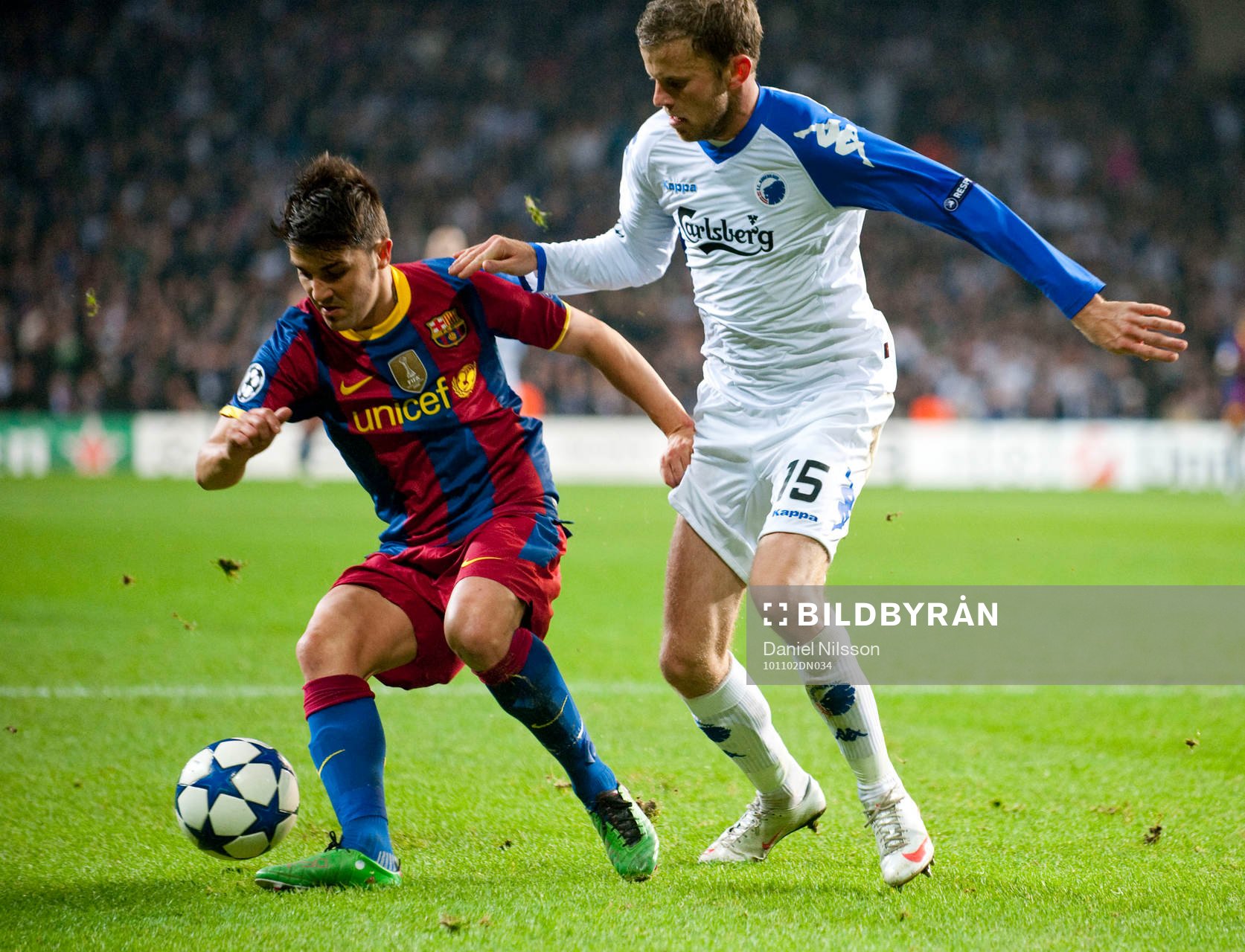 Mikael Antonsson, Köpenhamn och David Villa Barcelona