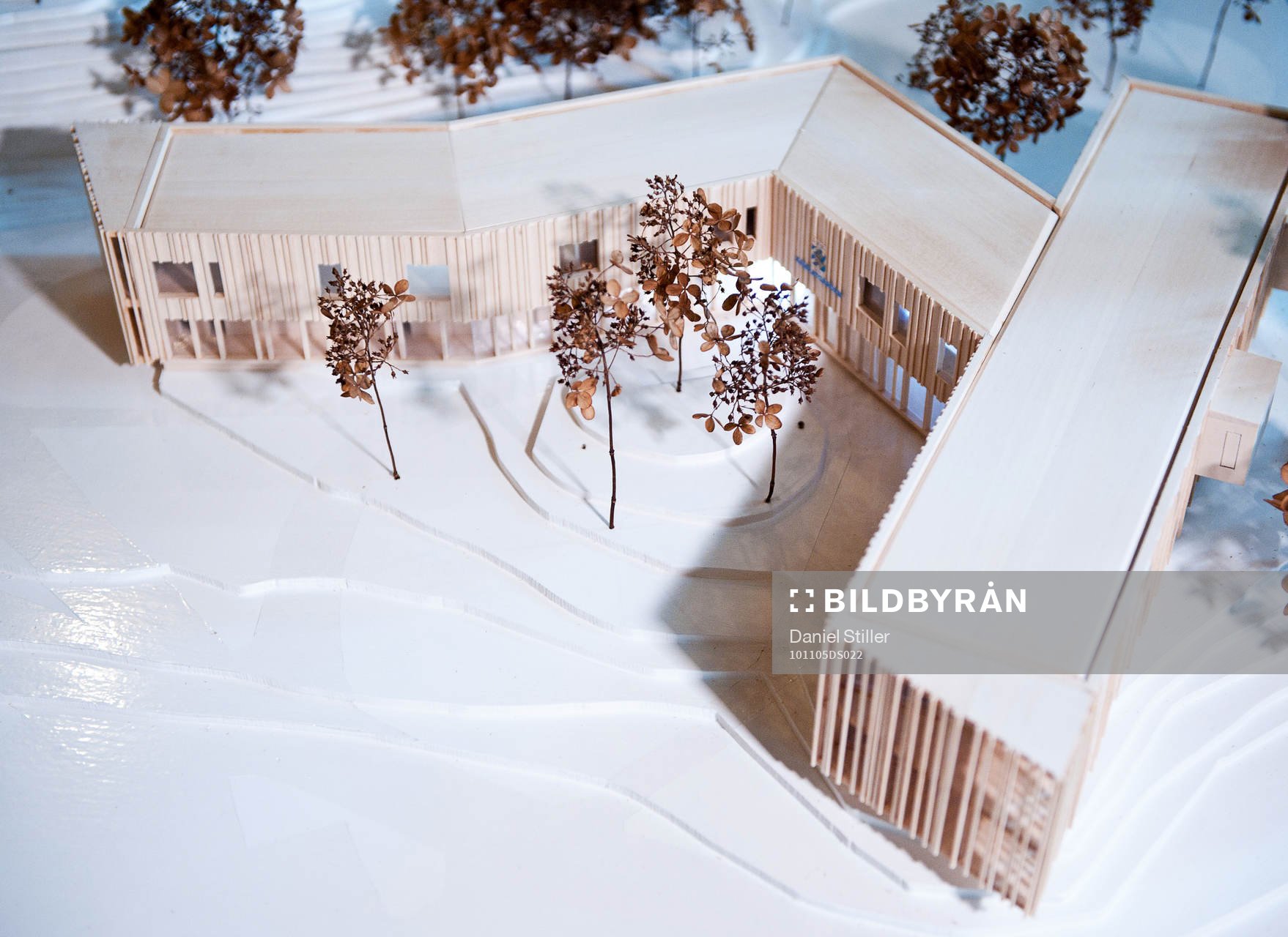 Modellen av nya Kamratgården
