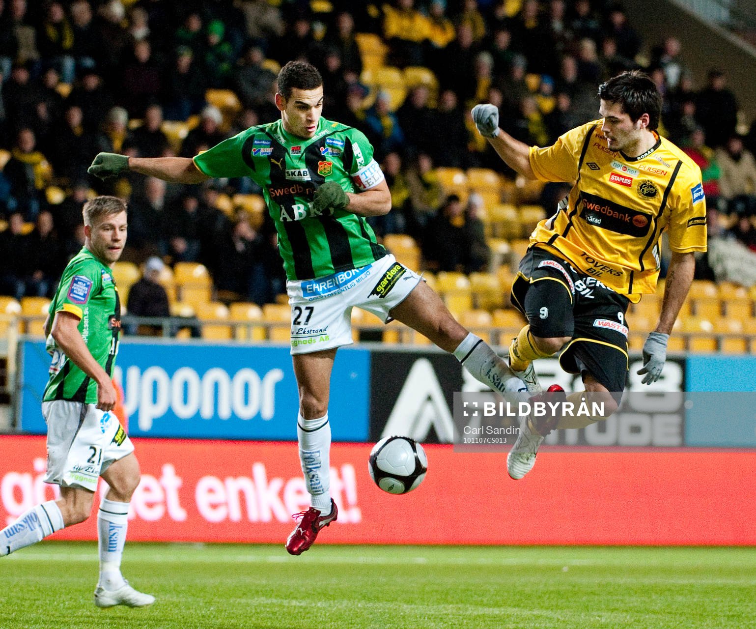 Joel Andersson, Gais, Mervan Celik, Gais, Denni Avdic,