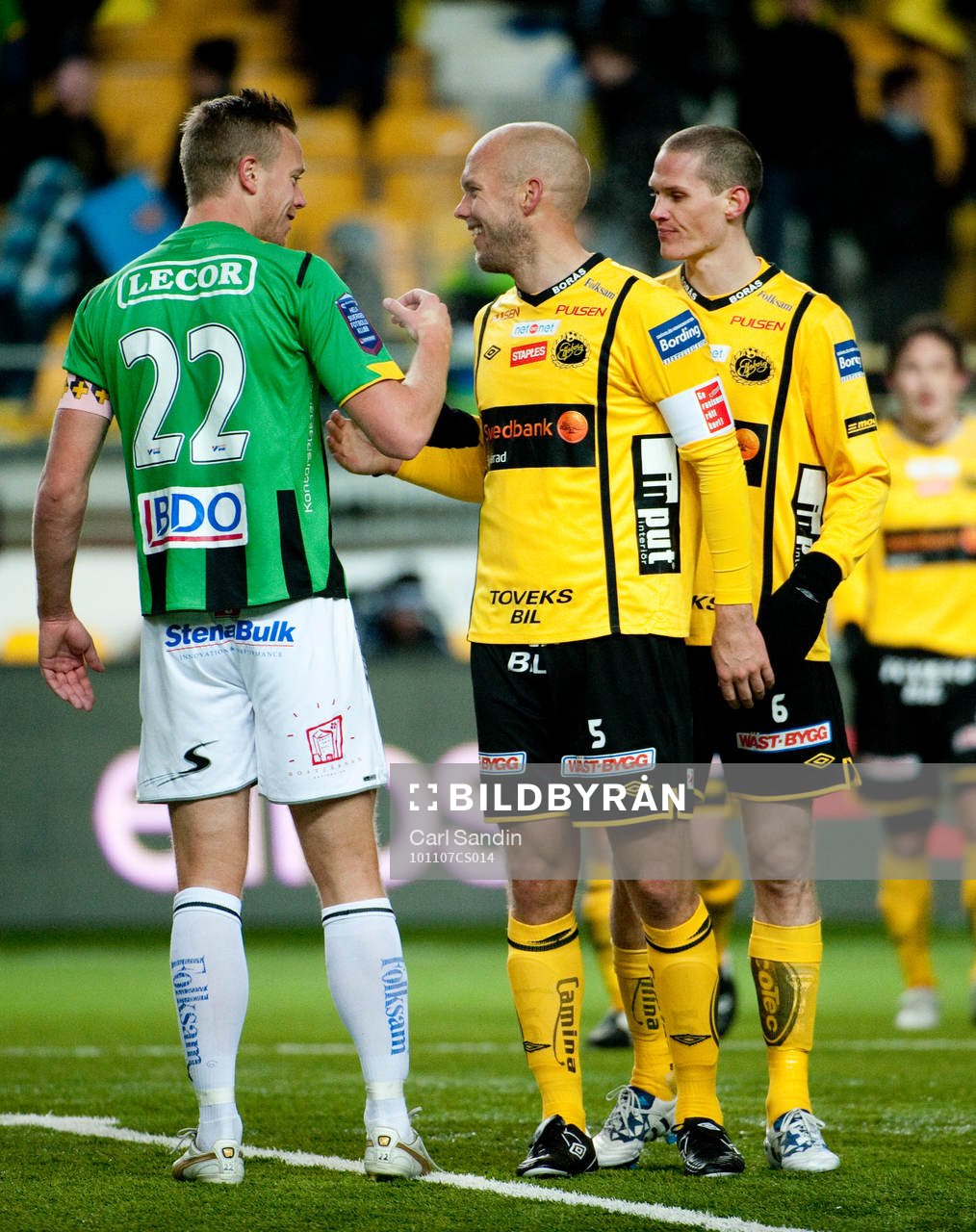 Björn Andersson, Gais, Martin Andersson, Elfsborg, Jon