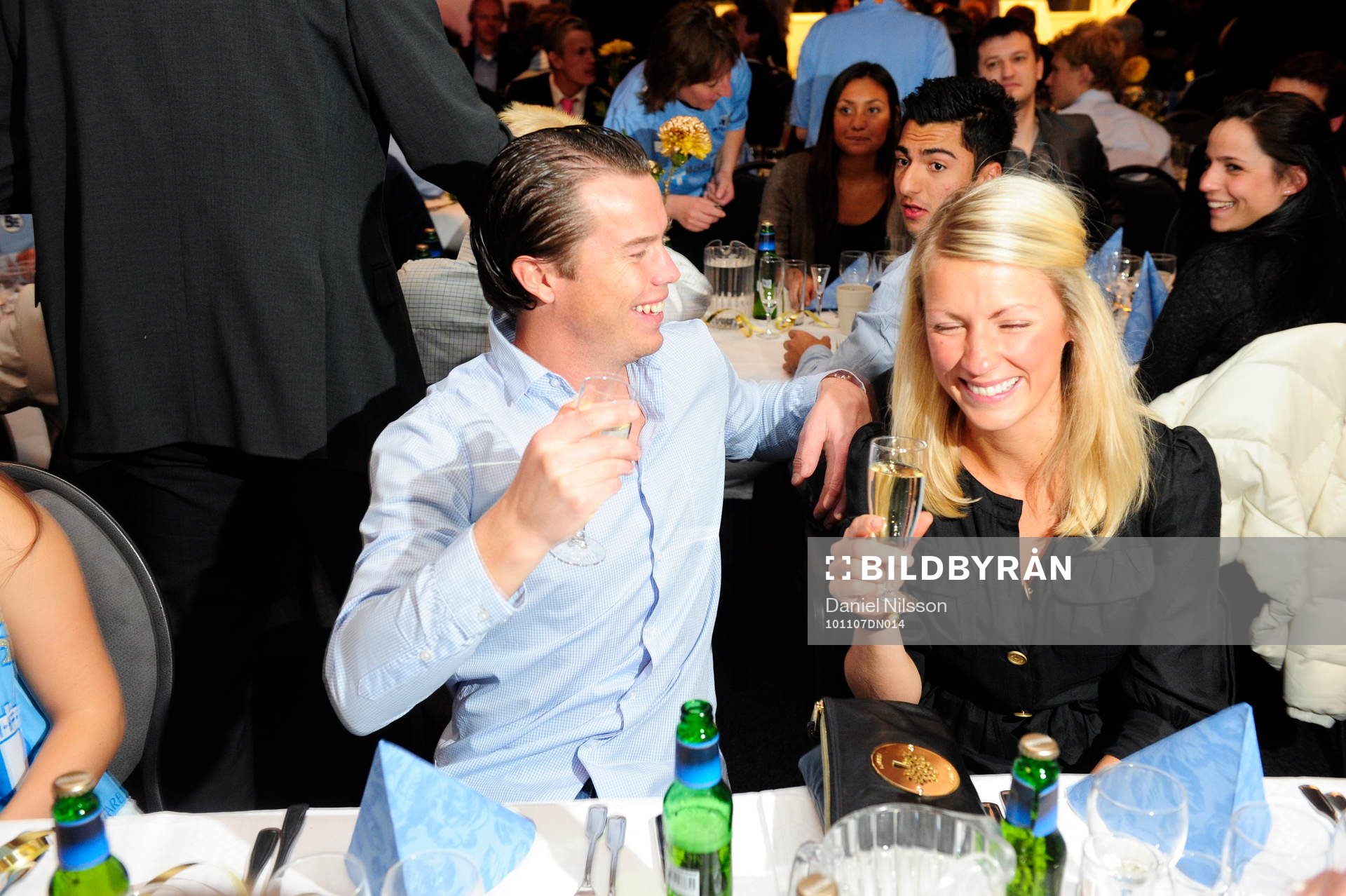 Daniel Andersson med fru Cecilia. Svenska Mästare 2010,