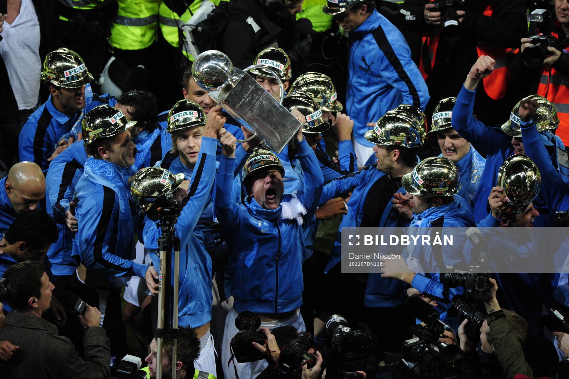 Svenska Mästare 2010, SM-guld, jubel, glädje, pokal